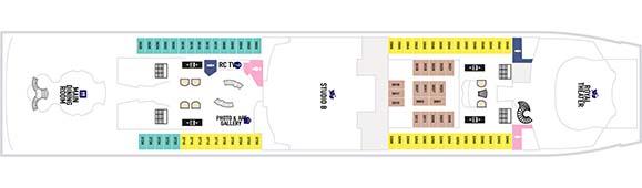 Mariner of the Seas Deckplan 3