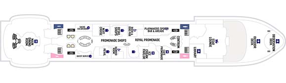 Mariner of the Seas Deckplan 5