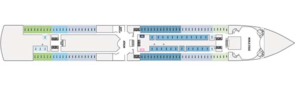 MS Nieuw Amsterdam Deckplan 1