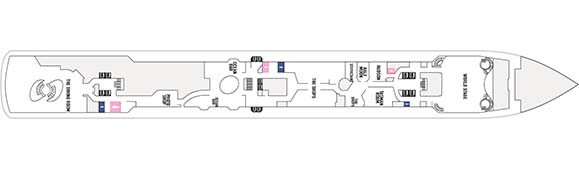 MS Nieuw Amsterdam Deckplan 3