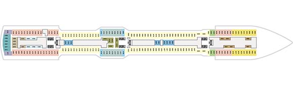 MS Nieuw Statendam Deckplan 4