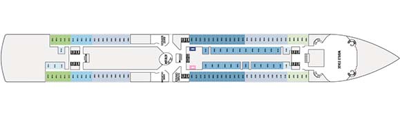 MS Noordam Deckplan 1