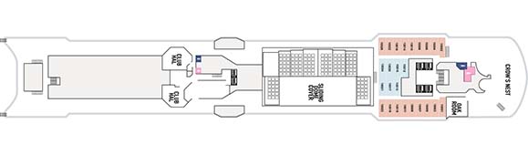 MS Noordam Deckplan 10