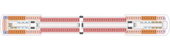 MS Noordam Deckplan 5