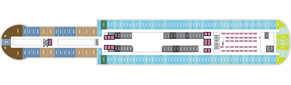 Norwegian Aqua Deckplan 13