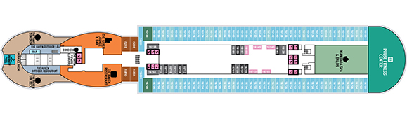 Norwegian Aqua Deckplan 16