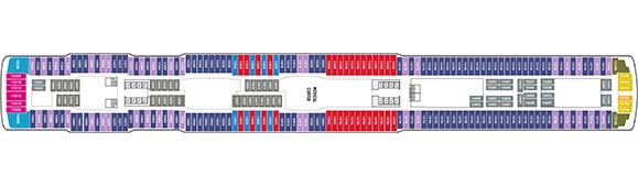 Norwegian Bliss Deckplan 13