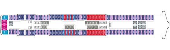 Norwegian Bliss Deckplan 14