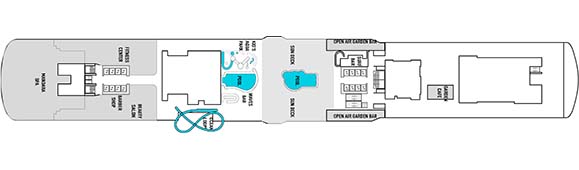 Norwegian Bliss Deckplan 16