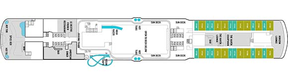 Norwegian Bliss Deckplan 17