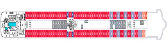 Norwegian Dawn Deckplan 11