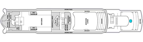 Norwegian Dawn Deckplan 13