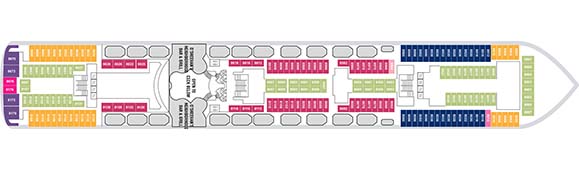 Norwegian Dawn Deckplan 8