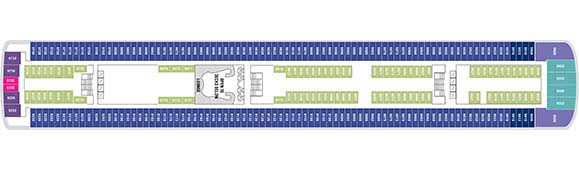 Norwegian Dawn Deckplan 9