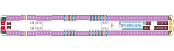 Norwegian Escape Deckplan 10