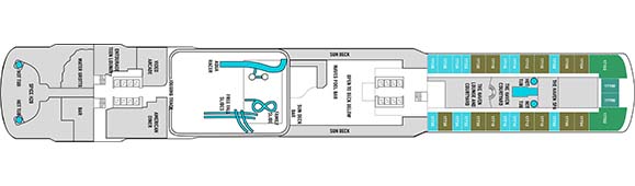 Norwegian Escape Deckplan 17