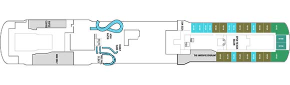 Norwegian Escape Deckplan 18