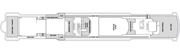 Norwegian Gem Deckplan 13