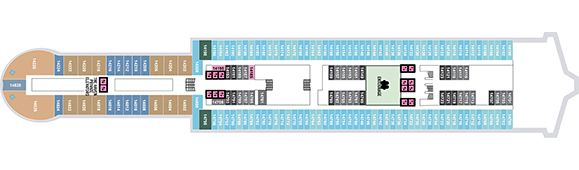 Norwegian Luna Deckplan 14