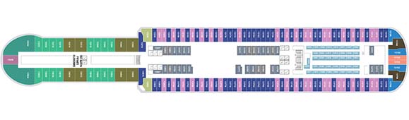 Norwegian Prima Deckplan 13