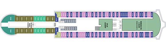 Norwegian Prima Deckplan 15