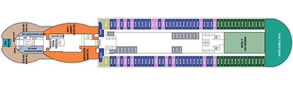 Norwegian Prima Deckplan 16