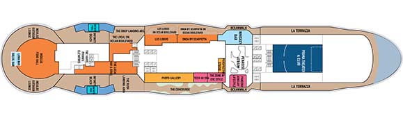 Norwegian Prima Deckplan 8