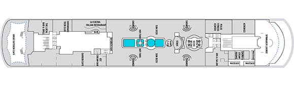 Norwegian Sky Deckplan 11