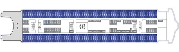 Norwegian Spirit Deckplan 11