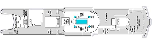 Norwegian Spirit Deckplan 12