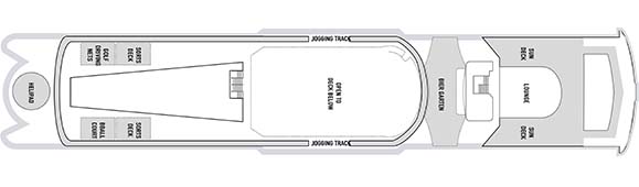 Norwegian Spirit Deckplan 13