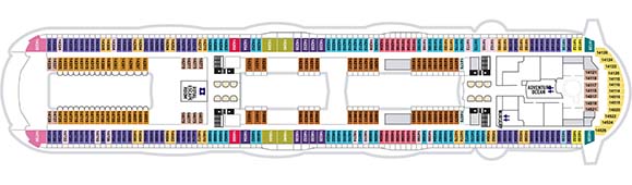 Oasis of the Seas Deckplan 14