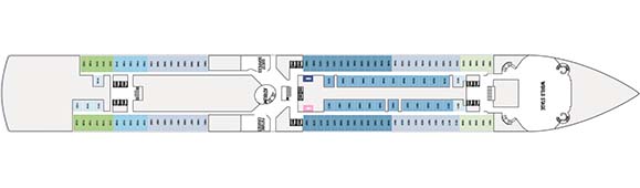 MS Oosterdam Deckplan 1