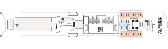 MS Oosterdam Deckplan 10