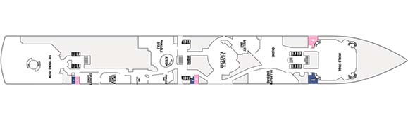 MS Oosterdam Deckplan 2