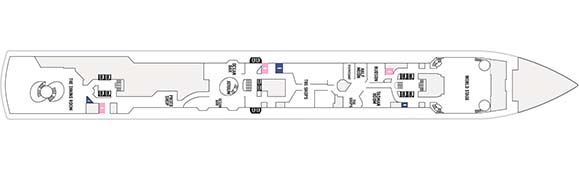 MS Oosterdam Deckplan 3