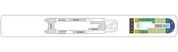 Pride of America Deckplan 13