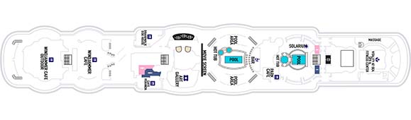 Radiance of the Seas Deckplan 11