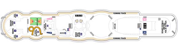 Radiance of the Seas Deckplan 12