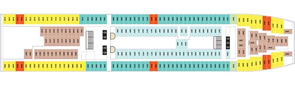 Rhapsody of the Seas Deckplan 2