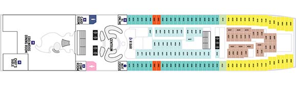 Rhapsody of the Seas Deckplan 4