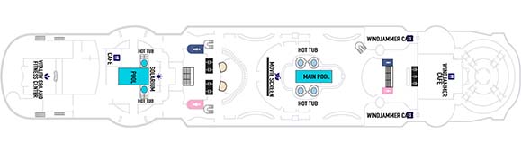 Rhapsody of the Seas Deckplan 9