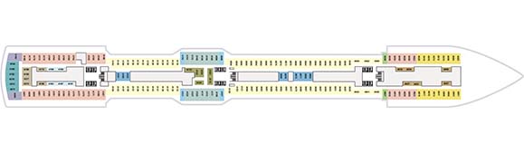 MS Rotterdam Deckplan 4