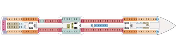 MS Rotterdam Deckplan 6