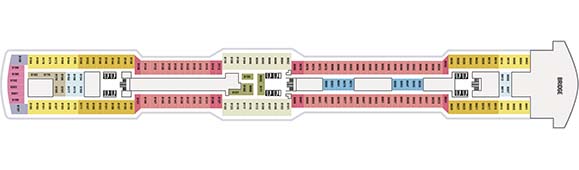 MS Rotterdam Deckplan 8