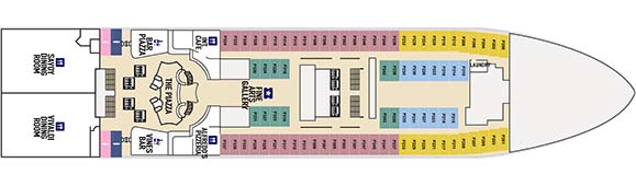 Sapphire Princess Deckplan 5