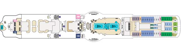 Sky Princess Deckplan 16