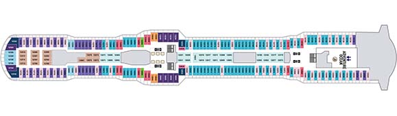 Spectrum of the Seas Deckplan 12