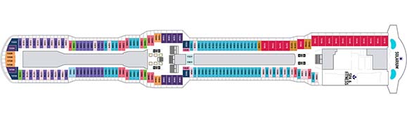 Spectrum of the Seas Deckplan 13