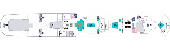 Spectrum of the Seas Deckplan 14